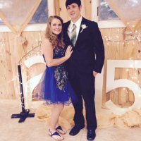 Devynn Mager (Ocracoke School graduate) and Brandon